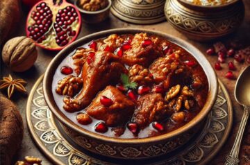 Authentic Fesenjan Recipe – Persian Pomegranate Walnut Stew with Chicken or Duck