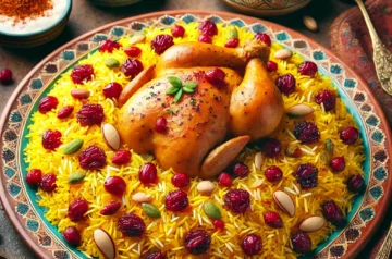 Zereshk Polo Recipe – Persian Saffron Rice with Barberries and Chicken