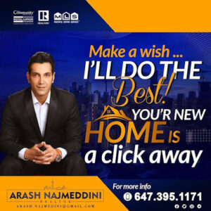 Arash Najmeddini Iranian Real Estate Agent Richmond Hill