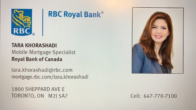 Tara Khorashadi RBC Mortgage Specialist